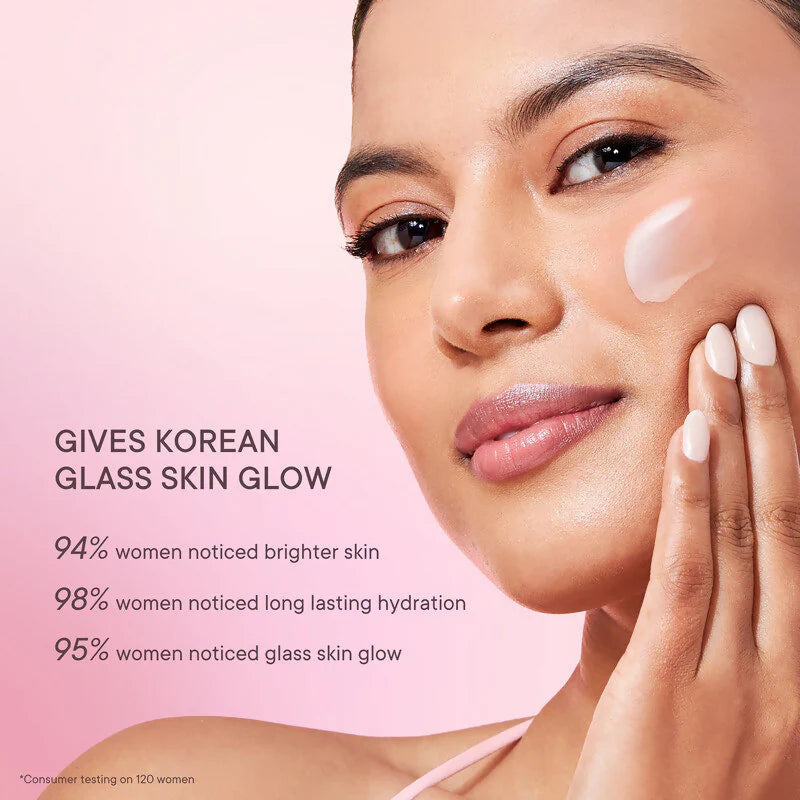Quench Ultra Light Gel Moisturizer With 2% Niacinamide & Cherry Blossom For Intense Brightening - 50 ml