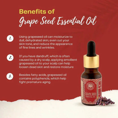 Organicos Grape Seed Essential Oil - 15 ml