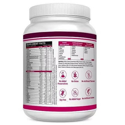 Inlife Whey Protein Powder For Women - 500 gm