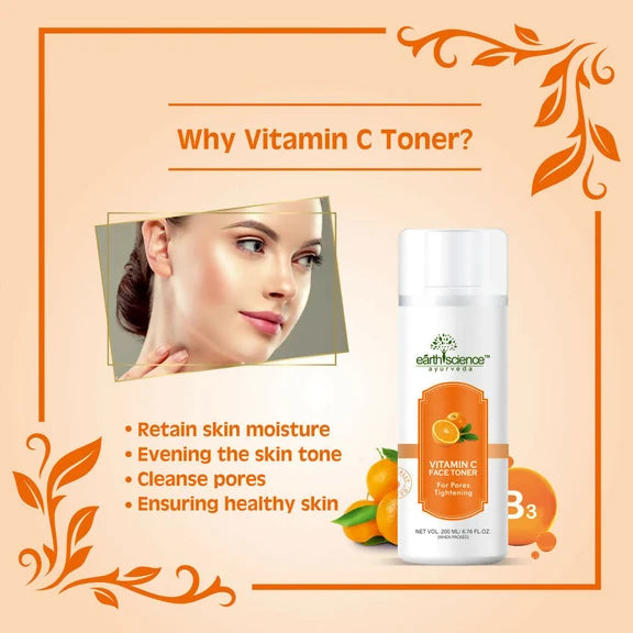 Earth Science Ayurveda Vitamin C Face Toner - 200 ml