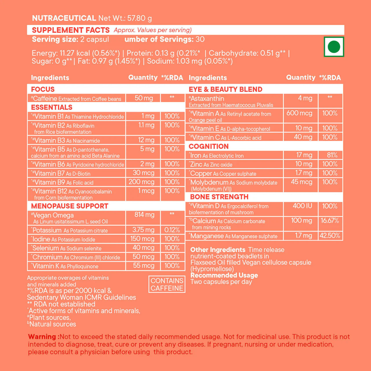 Wellbeing Nutrition Slow | Multivitamin for Her 50+ Capsules