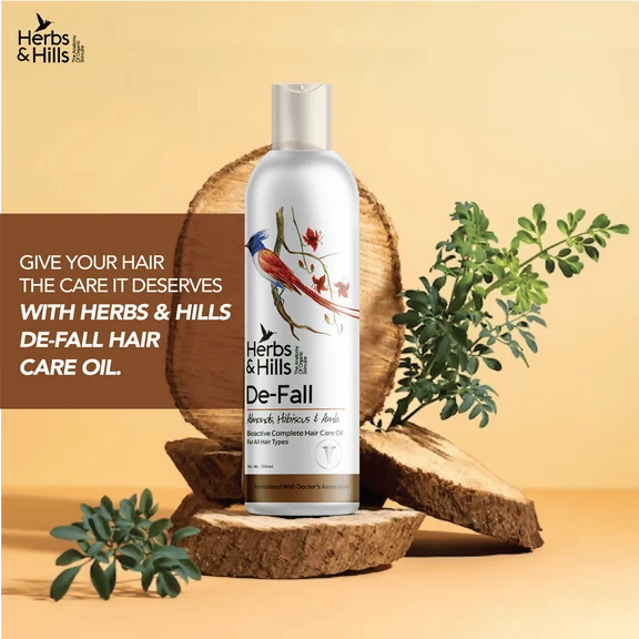 Herbs & Hills De-Fall Bioactive Complete Hair Care Oil - 100 ml