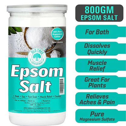 Old Tree Epsom Bath Salt - 800 gm