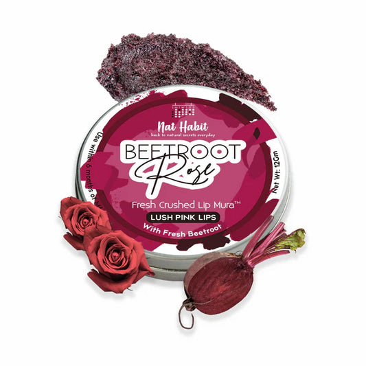 Nat Habit Beetroot Rose Fresh Lip Scrub - 12 gm