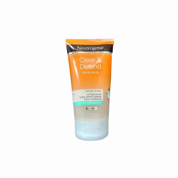 Neutrogena Clear & Defend Facial Scrub - 150 ml