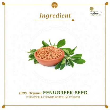 Khadi Natural Organic Fenugreek Seed Powder - 100 gm
