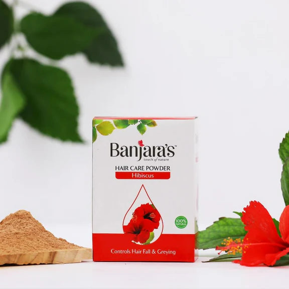 Banjara's Hibiscus Hair Care Powder - 20 gm - Pack of 5