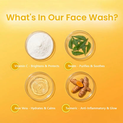 Milky Moon Vitamin C Face Wash for Brightening Face Cleanser - 100 ml