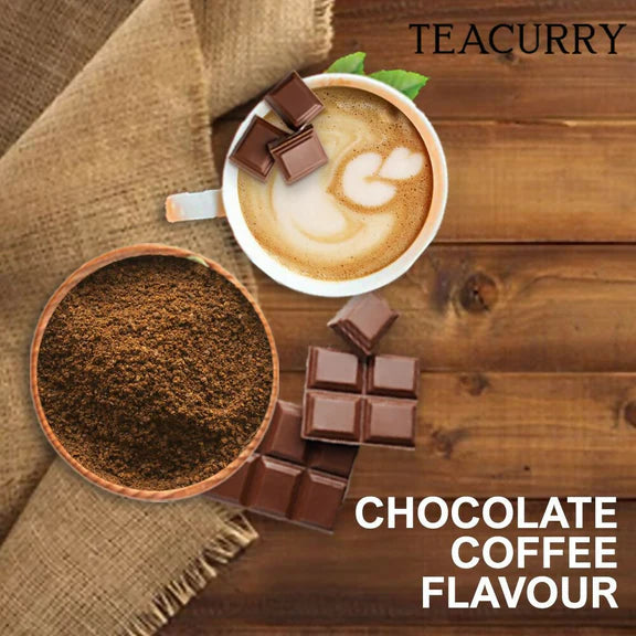 Teacurry Cocoa Instant Coffee Powder - Arabica Freeze Dried Coffee for Instant Hot & Cold Coffee - 50 gm