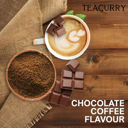 Teacurry Cocoa Instant Coffee Powder - Arabica Freeze Dried Coffee for Instant Hot & Cold Coffee - 50 gm