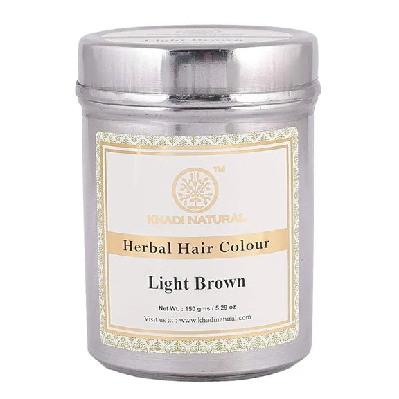 Khadi Natural Herbal Light Brown Herbal Hair Colour - 150 gm