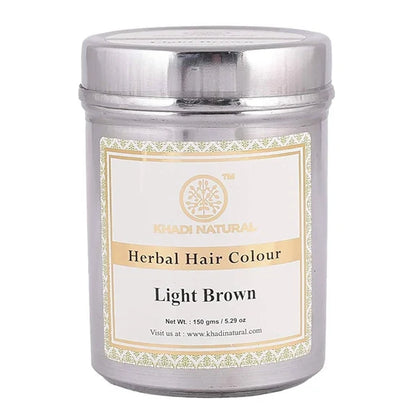Khadi Natural Herbal Light Brown Herbal Hair Colour - 150 gm