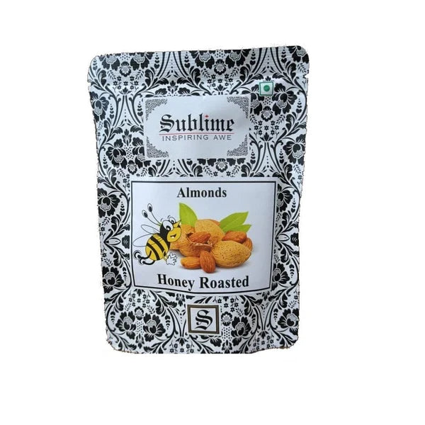 Sublime Inspiring Awe Honey Roasted Almonds - 50 gm