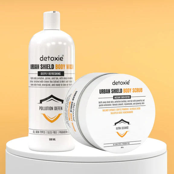 Detoxie Body Wash & Body Scrub Combo - Urban Shield - combo