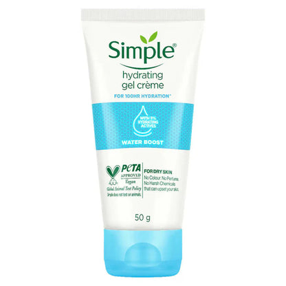 Simple Water Boost Hydrating Gel Creme for 100 HR Hydration - 50 gm
