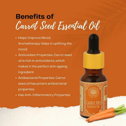 Organicos Carrot Seed Essential Oil - 15 ml