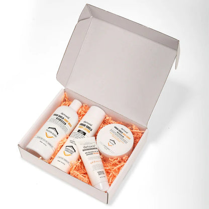 Detoxie Urban Shied Hustlers Unisex Anti-Pollution & De-Tan Daily Care Kit - Kit