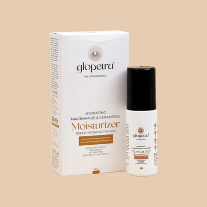 Glopetra Hydrating Niacinamide & Ceramides Moisturizer Deeply Hydrates The Skin - 75 ml