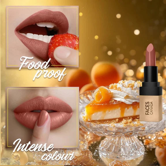 Faces Canada Comfy Matte Velvet Touch Lipstick - Apricot Jam 15 - 4.2 gm