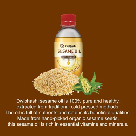 Dwibhashi Sesame Oil (Tila Tailam) - 100 ml