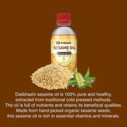 Dwibhashi Sesame Oil (Tila Tailam) - 100 ml
