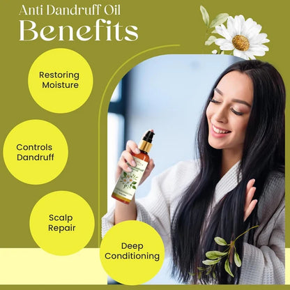 Siya Ayurveda Anti-Dandruff Oil - Ayurvedic Dandruff Treatment - 100 ml
