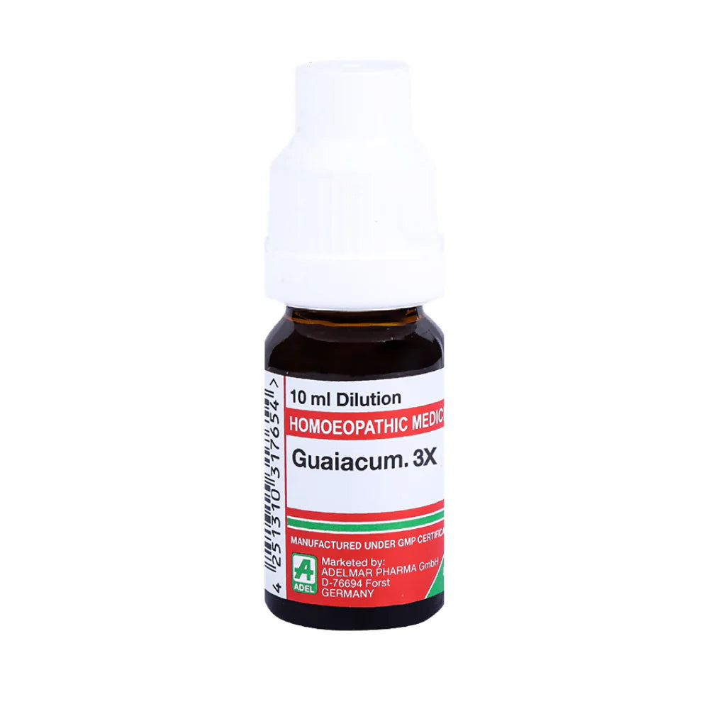 Adel Homeopathy Guaiacum Dilution -10 ml