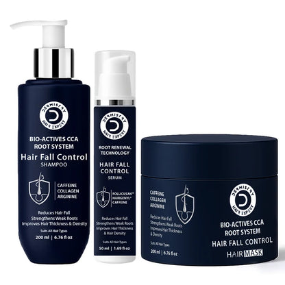 Dermistry Follicusan Hairgenyl & Caffeine Anti Hair Fall Control Serum Mask & Shampoo - combo