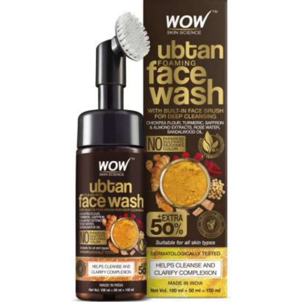 Wow Skin Science Ubtan Foaming Face Wash