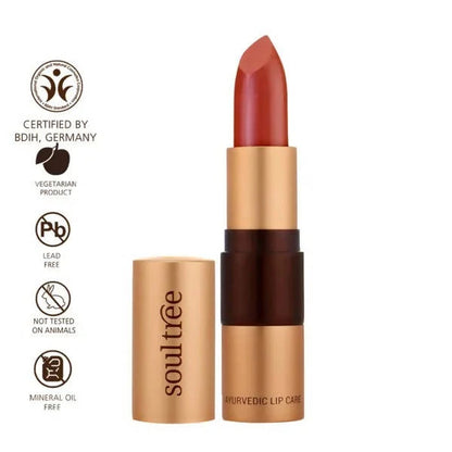 Soultree Ayurvedic Lipstick Deep Blush 820 - 4 gm
