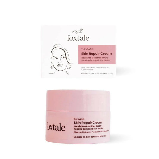 Foxtale Skin Repair Cream With Olive Leaf Extract, Provitamin B5 & Niacinamide
