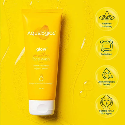 Aqualogica Glow+ Smoothie Face Wash - 100 ml