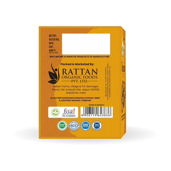 Nutriorg Certified Organic Turmeric Latte - 100 gm