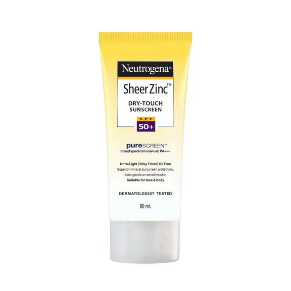 Neutrogena Ultra Sheer Dry-Touch Sunscreen, SPF 50+ - 80 ml
