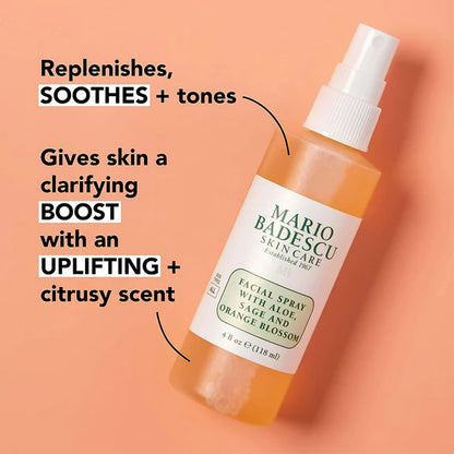 Mario Badescu Facial Spray With Aloe Sage & Orange - 118 ml