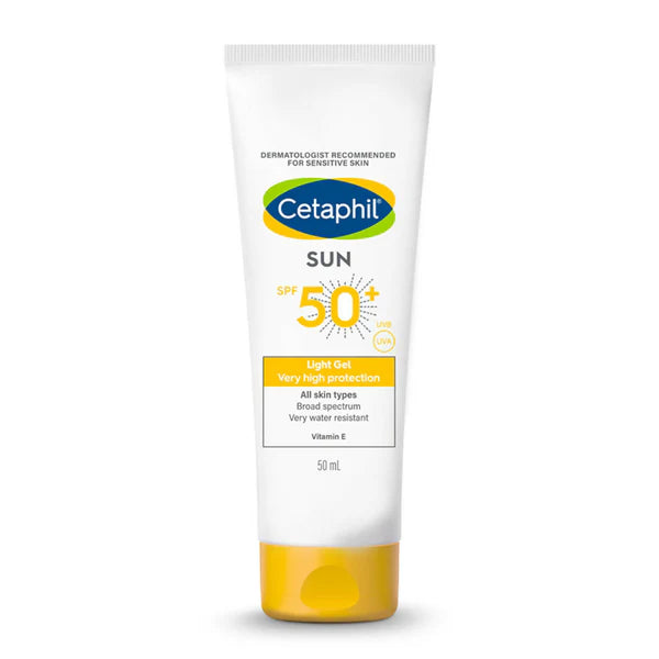 Cetaphil Sun SPF 50 Light Gel Mineral Base For Normal, Dry & Oily Skin - 50 ml