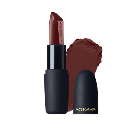 Faces Canada Weightless Matte Finish Lipstick - Brown Ashes 25 - 4 gm