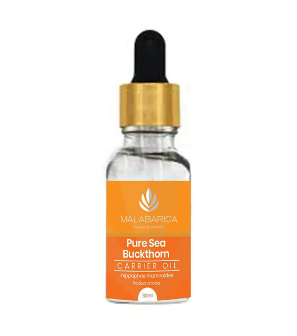 Malabarica Pure Sea Buckthorn Carrier Oil - 30 ml