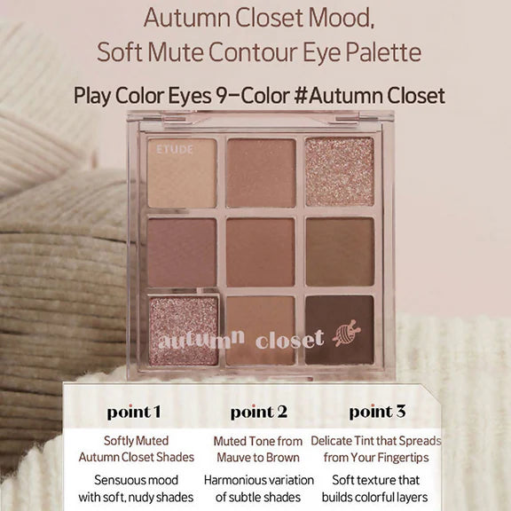 Etude House Play Color Eyes - Autumn Closet - 9 gm