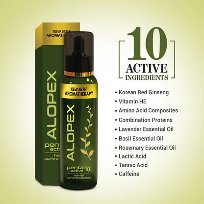 Keya Seth Aromatherapy Alopex Penta Active 10 For Hairfall Control Solution - 120 ml