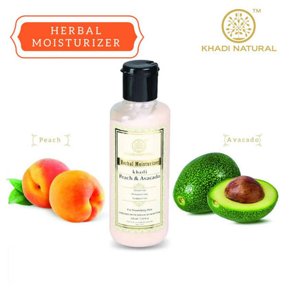 Khadi Natural Peach Avacado Moisturizer - 210 ml