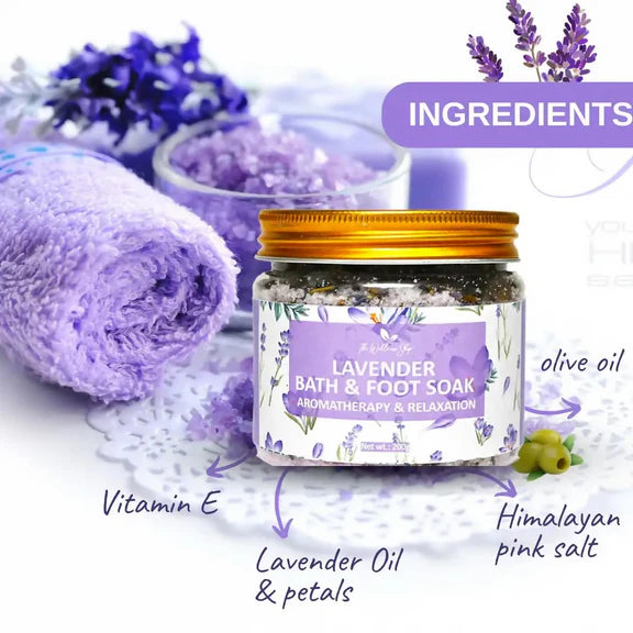 The Wellness Shop Lavender Bath & Foot Soak - 200 gm