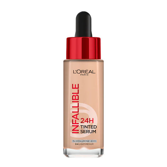 L'Oreal Paris Infallible 24H Tinted Serum Foundation - Light Medium - 30 ml