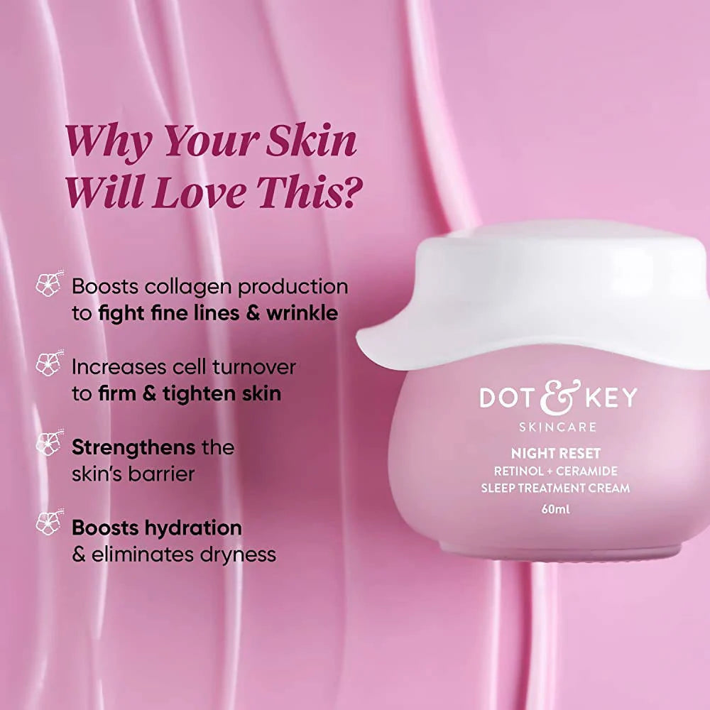 Dot & Key Retinol & Ceramide Age Defense Night Cream - 60 ml