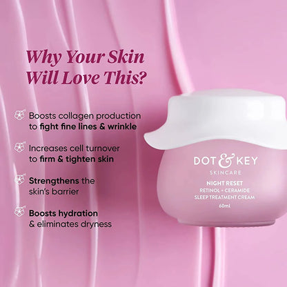Dot & Key Retinol & Ceramide Age Defense Night Cream - 60 ml