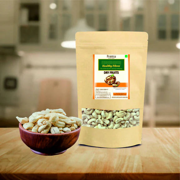 Healthy Fibres Whole Cashew - 500 gm