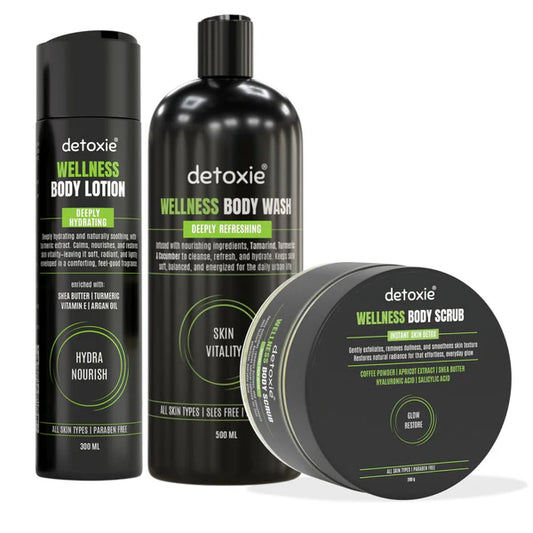 Detoxie Body Wash, Lotion & Scrub Combo - Wellness - combo