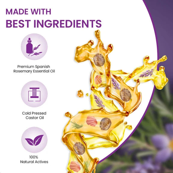 Sesa Ayurvedic Rosemary Hair Oil With Castor Oil - 200 ml
