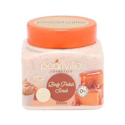 Pearlville Super Foods Collection Caramel Coffee Body Polish Scrub - 500 ml