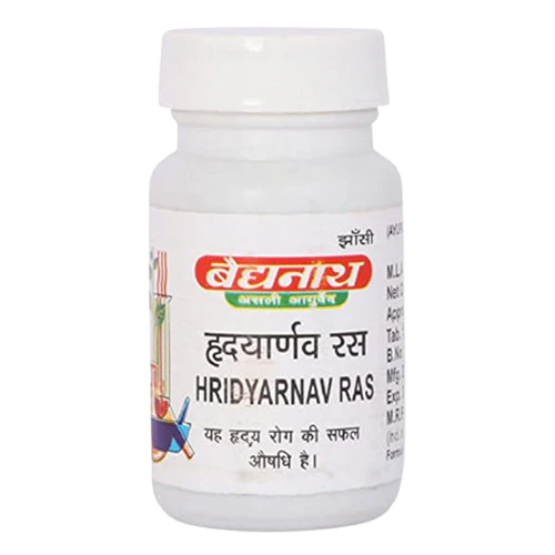 Baidyanath Jhansi Hridayarnava Ras 80 Tab